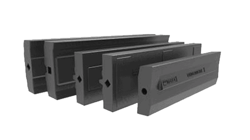 Blow bars for impact crusher