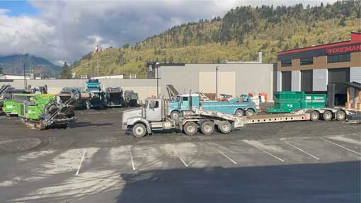 Foreman Equipment Yard Preparing To Ship equipment