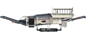 Cutout rendering of a MDS M515 Rock Trommel Screen