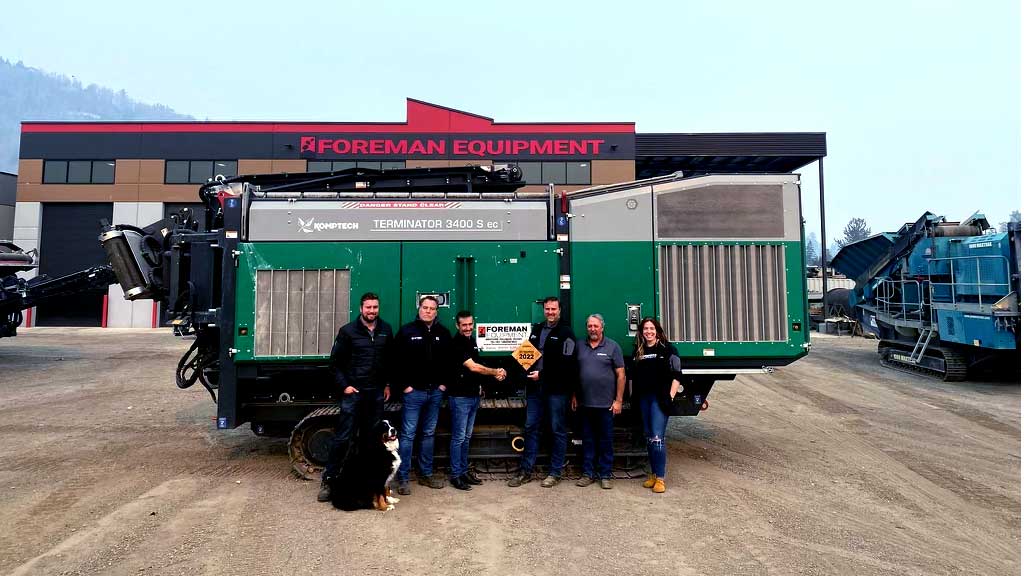 Foreman Equipment receives Dealer of the Year award