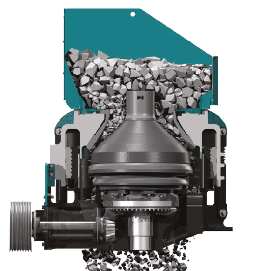 Cone Crusher Cut-away