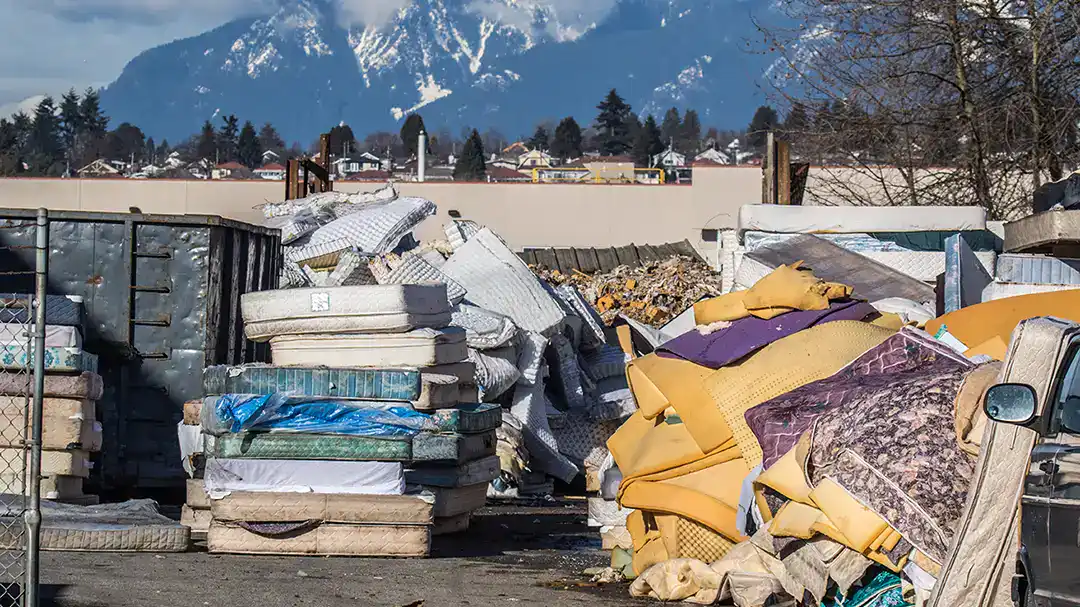 mattress-landfill-1080p Mattresses being disposed of in landfills create an environmental problem that is hard to deal with.