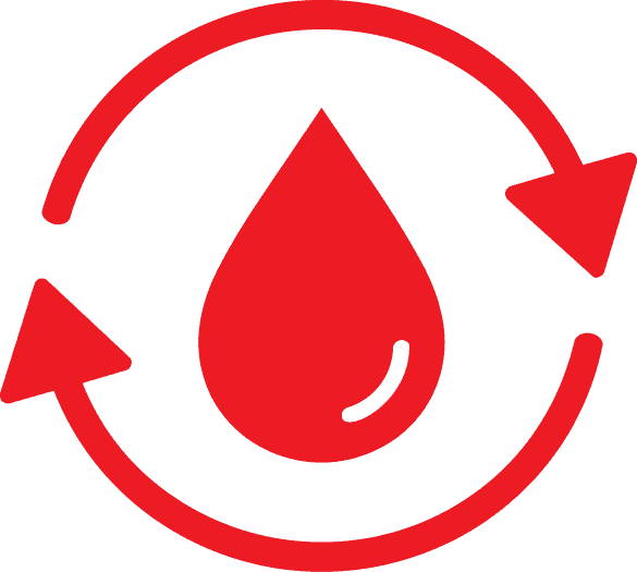 Recover water icon.