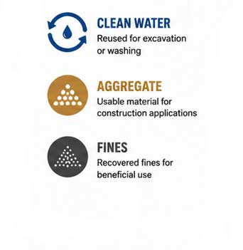 Material recovered from hydrovac<br />