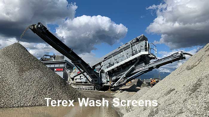 terex wash screens